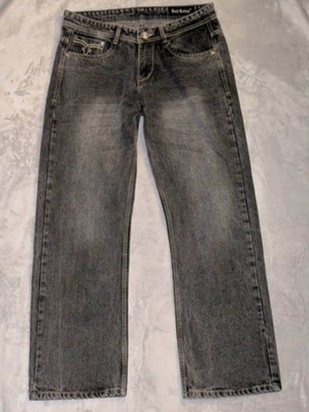 Abercrombie & Fitch Mens Jeans Gray Faded Wash Grey Denim 32x30 A&F